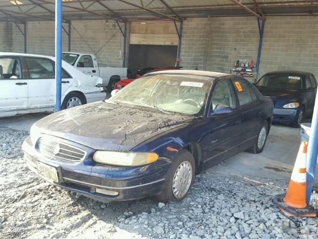 2G4WB52K9W1575481 - 1998 BUICK REGAL LS BLUE photo 2