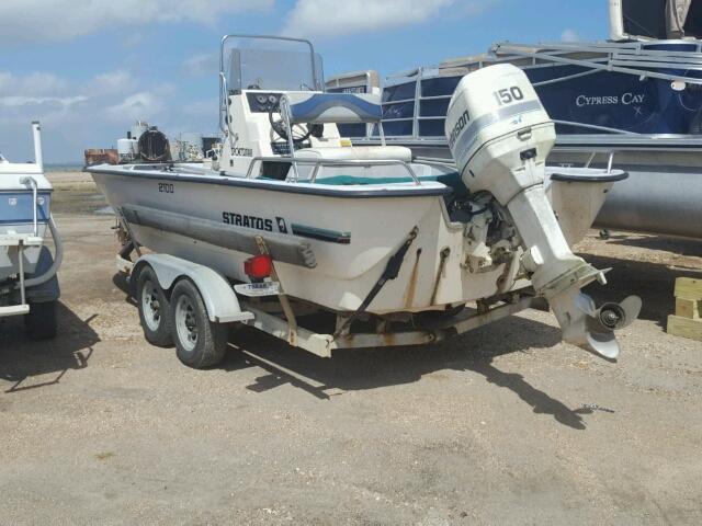 BNZ1M153C595 - 1995 STRA BOAT W/TRL WHITE photo 3