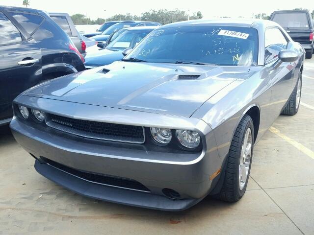 2C3CDYAG4CH197643 - 2012 DODGE CHALLENGER GRAY photo 2