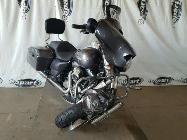 1HD1KRM10EB664346 - 2014 HARLEY-DAVIDSON FLHXS STRE GRAY photo 1