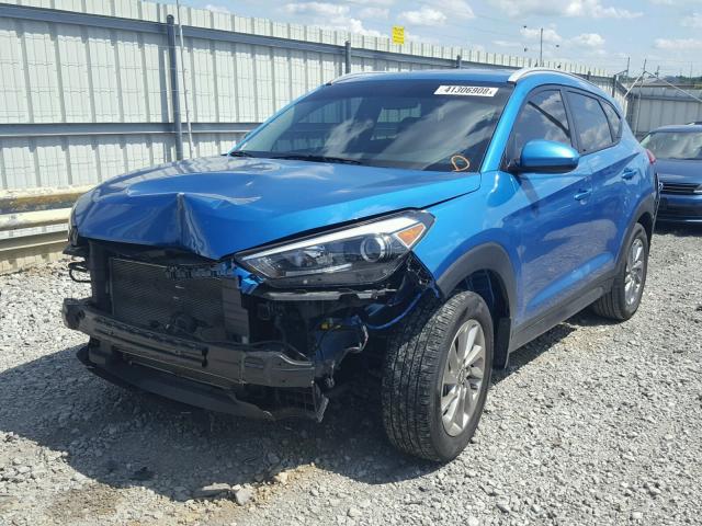 KM8J33A48GU180308 - 2016 HYUNDAI TUCSON LIM BLUE photo 2