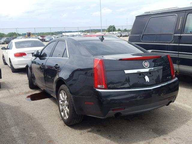 1G6DF577290137053 - 2009 CADILLAC CTS BLACK photo 3