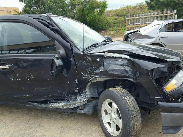 1GCESCFE0C8162768 - 2012 CHEVROLET COLORADO L BLACK photo 9