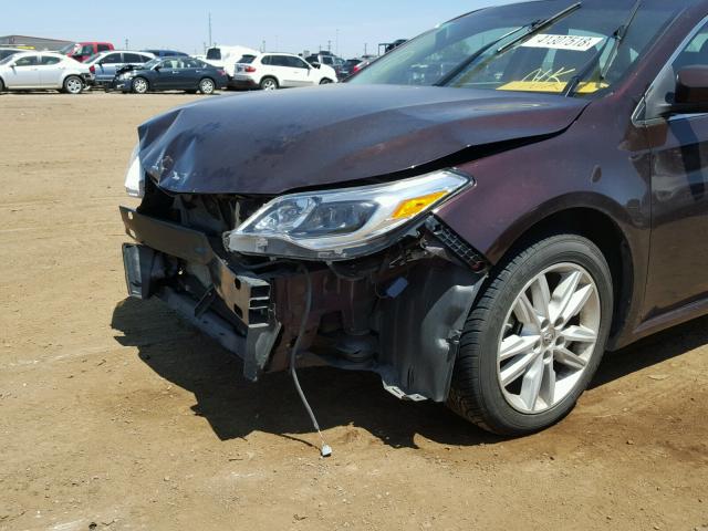 4T1BK1EB3DU039579 - 2013 TOYOTA AVALON BAS 紫色 照片 9
