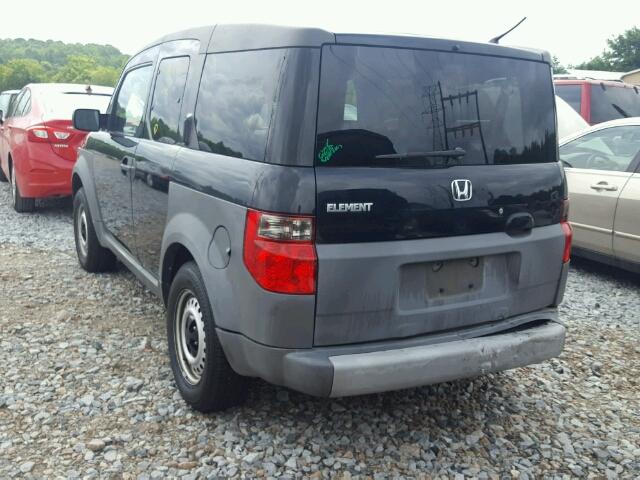 5J6YH17394L015919 - 2004 HONDA ELEMENT LX BLACK photo 3