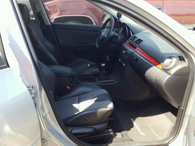 JM1BK34L681801272 - 2008 MAZDA SPEED 3 SILVER photo 5
