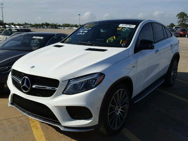 4JGED6EB6HA075486 - 2017 MERCEDES-BENZ GLE COUPE WHITE photo 2