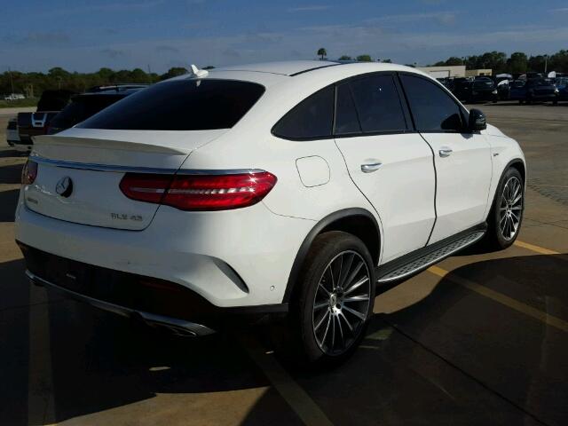 4JGED6EB6HA075486 - 2017 MERCEDES-BENZ GLE COUPE WHITE photo 4