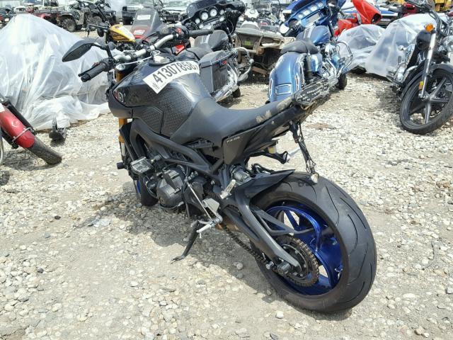 JYARN33E0EA000403 - 2014 YAMAHA FZ09 BLACK photo 3