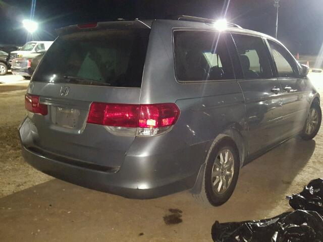 5FNRL38668B031517 - 2008 HONDA ODYSSEY EX SILVER photo 4