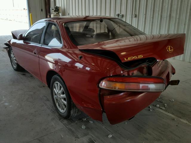 JT8JZ31C4S0030138 - 1995 LEXUS SC 300 RED photo 3