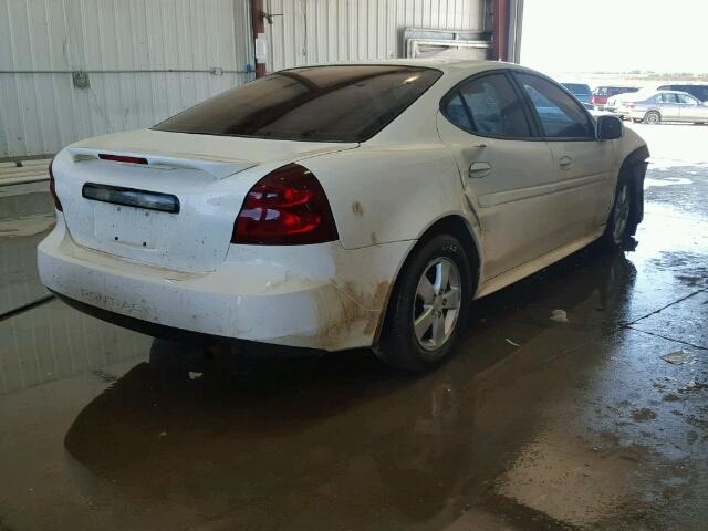 2G2WP552871163396 - 2007 PONTIAC GRAND PRIX WHITE photo 4