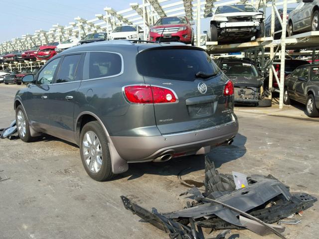 5GAKVCED1BJ215022 - 2011 BUICK ENCLAVE CX GRAY photo 3