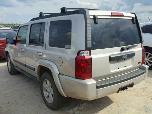 1J8HH48P67C505823 - 2007 JEEP COMMANDER 灰色 照片 3