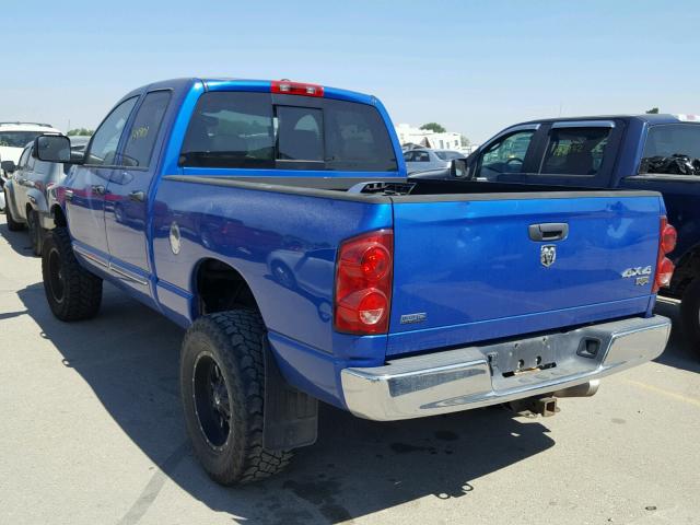 3D7KS28A88G127233 - 2008 DODGE RAM 2500 S Կապույտ լուսանկար 3