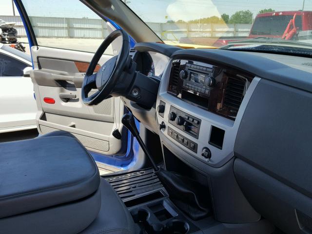 3D7KS28A88G127233 - 2008 DODGE RAM 2500 S Կապույտ լուսանկար 9