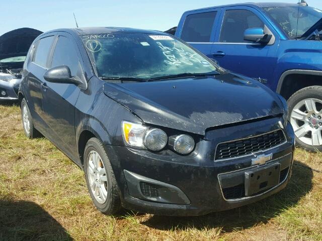 1G1JC6SB6D4166589 - 2013 CHEVROLET SONIC LT BLACK photo 1