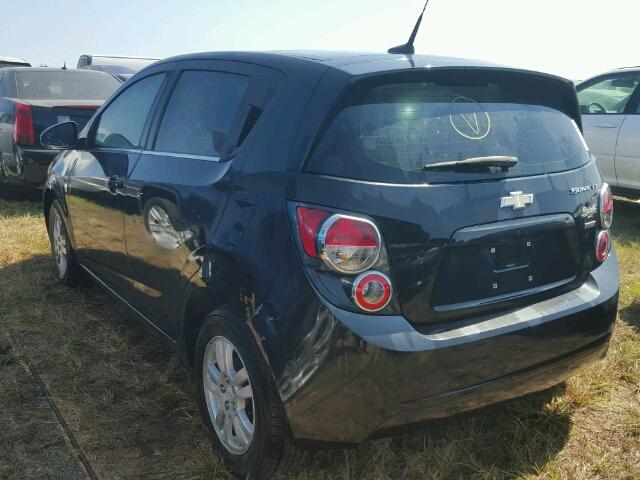 1G1JC6SB6D4166589 - 2013 CHEVROLET SONIC LT 黑色 照片 3