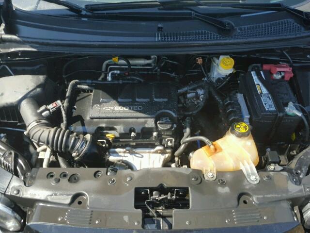 1G1JC6SB6D4166589 - 2013 CHEVROLET SONIC LT 黑色 照片 7