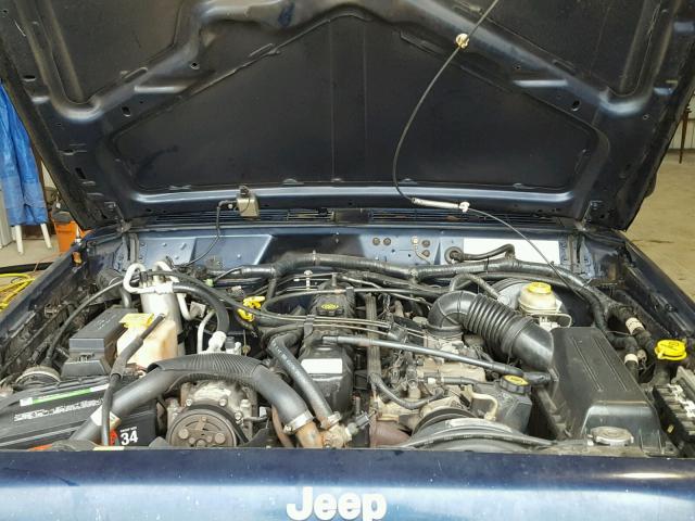 1J4FT48S91L523185 - 2001 JEEP CHEROKEE S BLUE photo 7