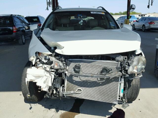 JN8AZ18U69W028858 - 2009 NISSAN MURANO S WHITE photo 9