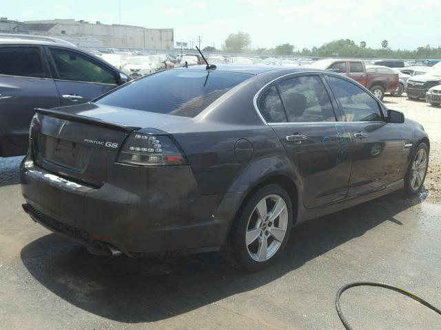 6G2EC57Y89L194253 - 2009 PONTIAC G8 GT CHARCOAL photo 4