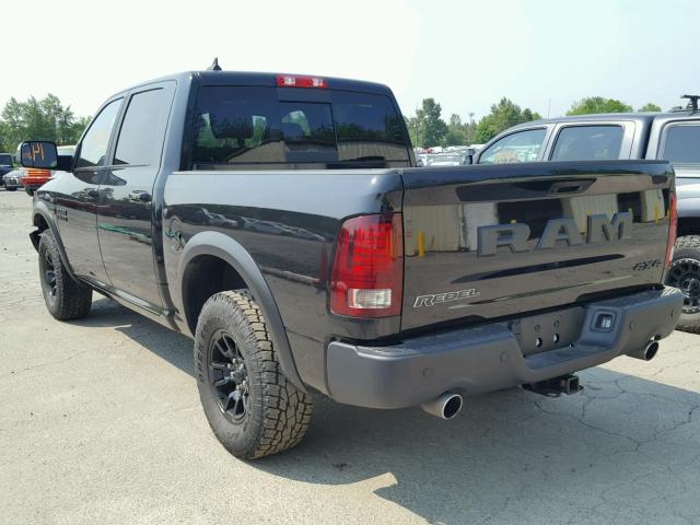 1C6RR7YTXHS749934 - 2017 RAM 1500 REBEL შავი ფოტო 3