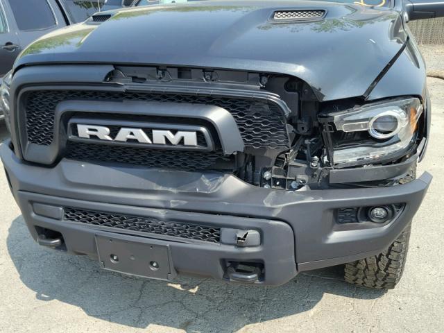 1C6RR7YTXHS749934 - 2017 RAM 1500 REBEL შავი ფოტო 9