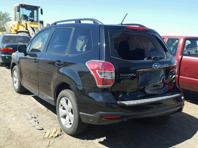 JF2SJAEC3EH497487 - 2014 SUBARU FORESTER 2 BLACK photo 3