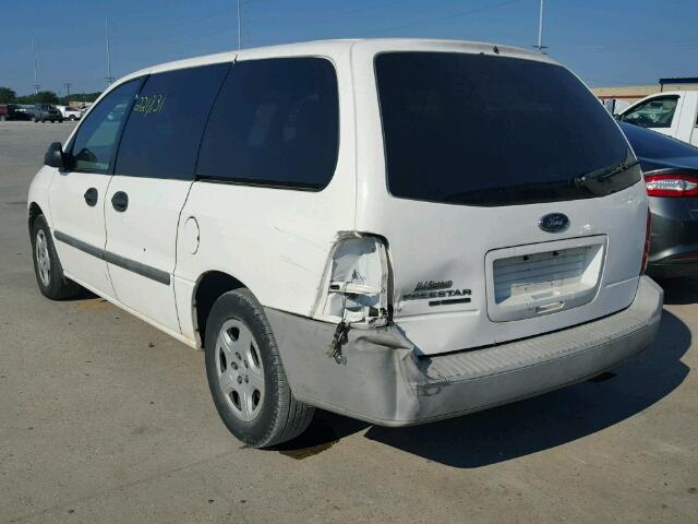 2FTZA54287BA27954 - 2007 FORD FREESTAR WHITE photo 3