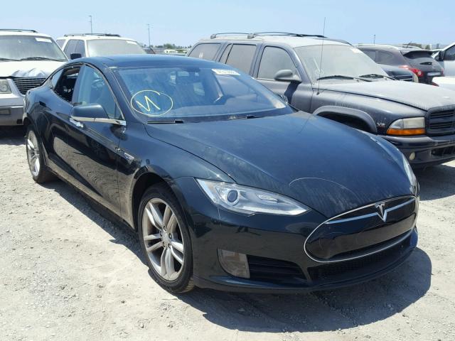 5YJSA1DN5DFP09659 - 2013 TESLA MODEL S GREEN photo 1