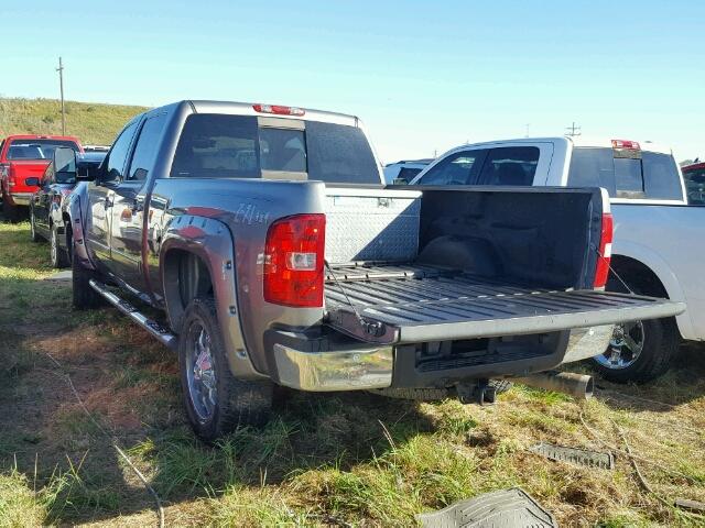 1GCHK23658F159632 - 2008 CHEVROLET SILVERADO SILVER photo 3