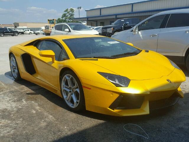 ZHWUC1ZD2CLA00700 - 2012 LAMBORGHINI AVENTADOR YELLOW photo 1