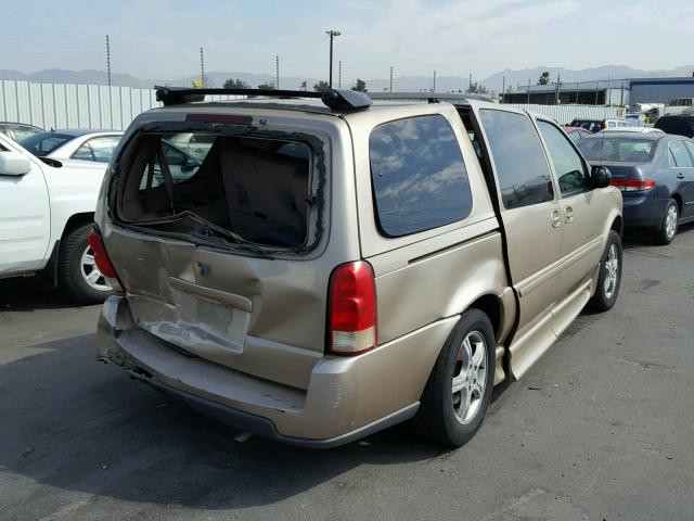 1GBDV13LX5D247173 - 2005 CHEVROLET UPLANDER I BEIGE photo 4