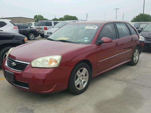 1G1ZT61846F249096 - 2006 CHEVROLET MALIBU MAX 勃艮第红 照片 2
