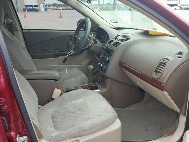 1G1ZT61846F249096 - 2006 CHEVROLET MALIBU MAX 勃艮第红 照片 5