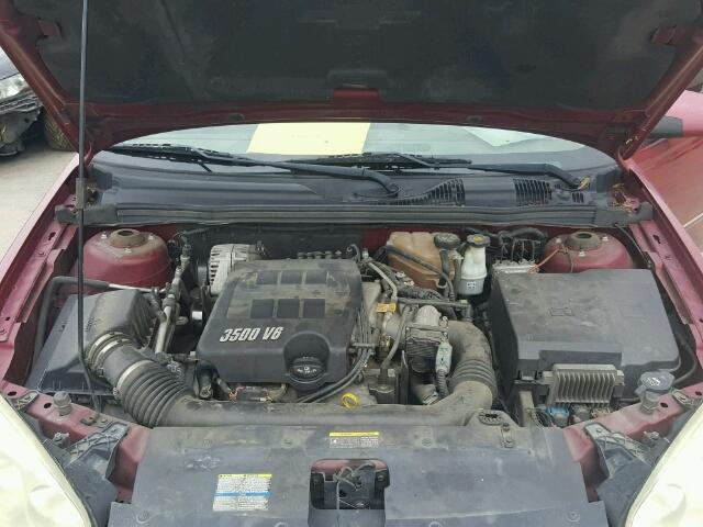 1G1ZT61846F249096 - 2006 CHEVROLET MALIBU MAX BURGUNDY photo 7