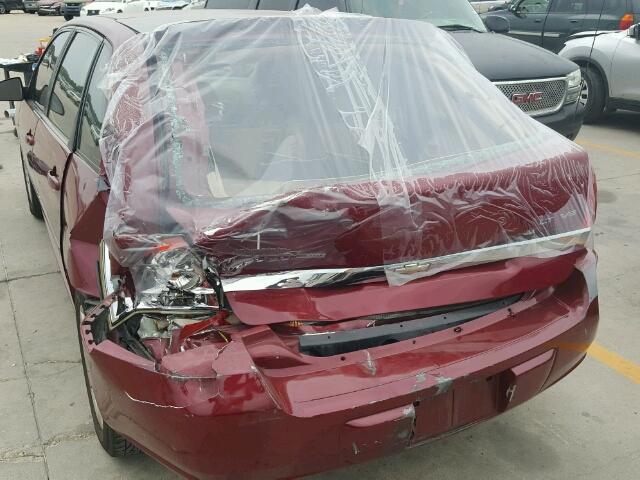 1G1ZT61846F249096 - 2006 CHEVROLET MALIBU MAX 勃艮第红 照片 9