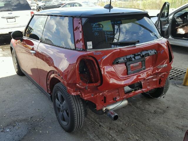 WMWXP5C59G2D13481 - 2016 MINI COOPER RED photo 3