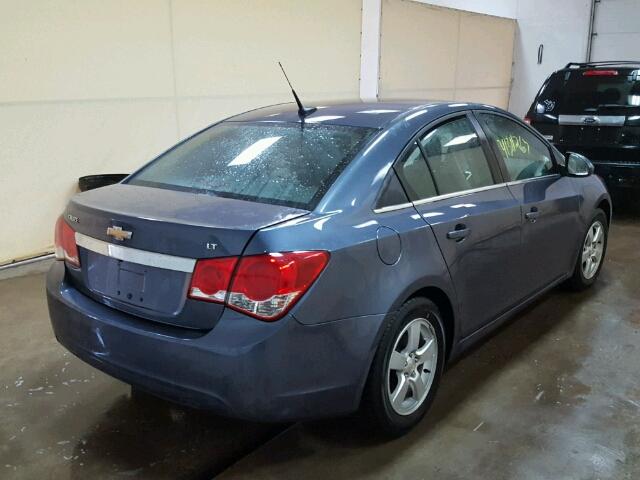 1G1PC5SB6E7401092 - 2014 CHEVROLET CRUZE BLUE photo 4