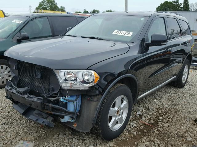 1C4RDJDG7CC198149 - 2012 DODGE DURANGO CR BLACK photo 2