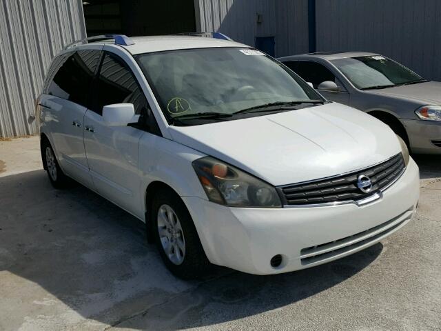 5N1BV28U87N112681 - 2007 NISSAN QUEST S WHITE photo 1