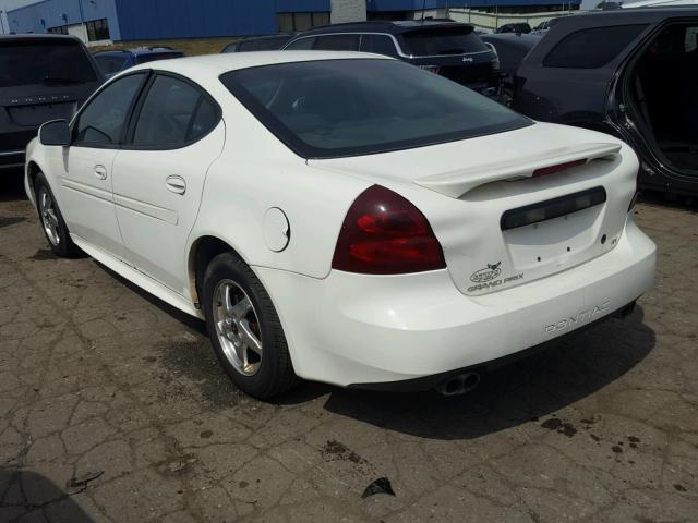 2G2WS522741225904 - 2004 PONTIAC GRAND PRIX WHITE photo 3