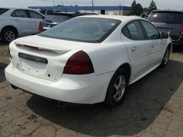 2G2WS522741225904 - 2004 PONTIAC GRAND PRIX WHITE photo 4