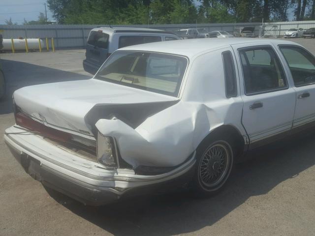 1LNCM81W2MY733253 - 1991 LINCOLN TOWN CAR E WHITE photo 9