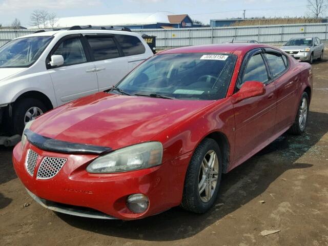 2G2WR554961258320 - 2006 PONTIAC GRAND PRIX RED photo 2