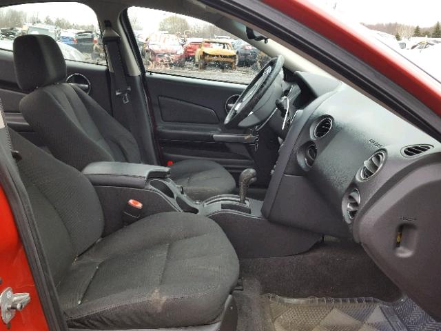 2G2WR554961258320 - 2006 PONTIAC GRAND PRIX RED photo 5