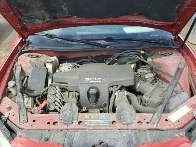 2G2WR554961258320 - 2006 PONTIAC GRAND PRIX RED photo 7