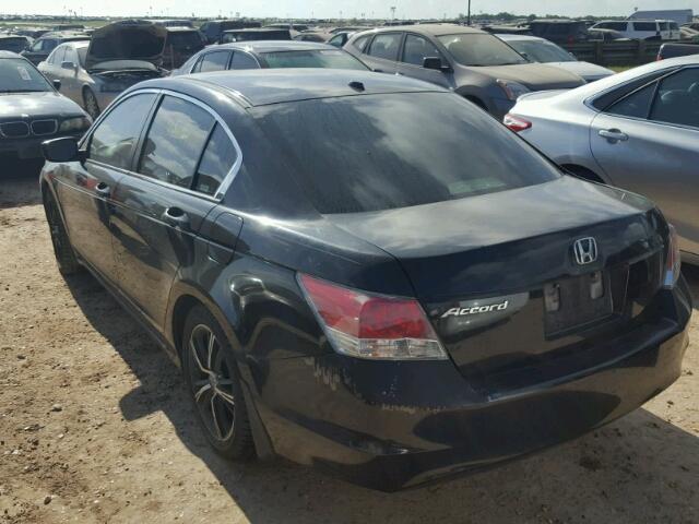 JHMCP26818C038590 - 2008 HONDA ACCORD BLACK photo 3