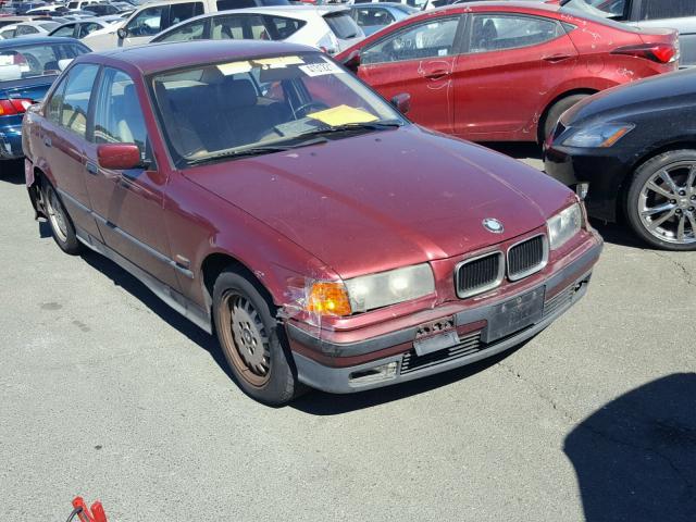 WBACB4326RFM00096 - 1994 BMW 325 I AUTO MAROON photo 1